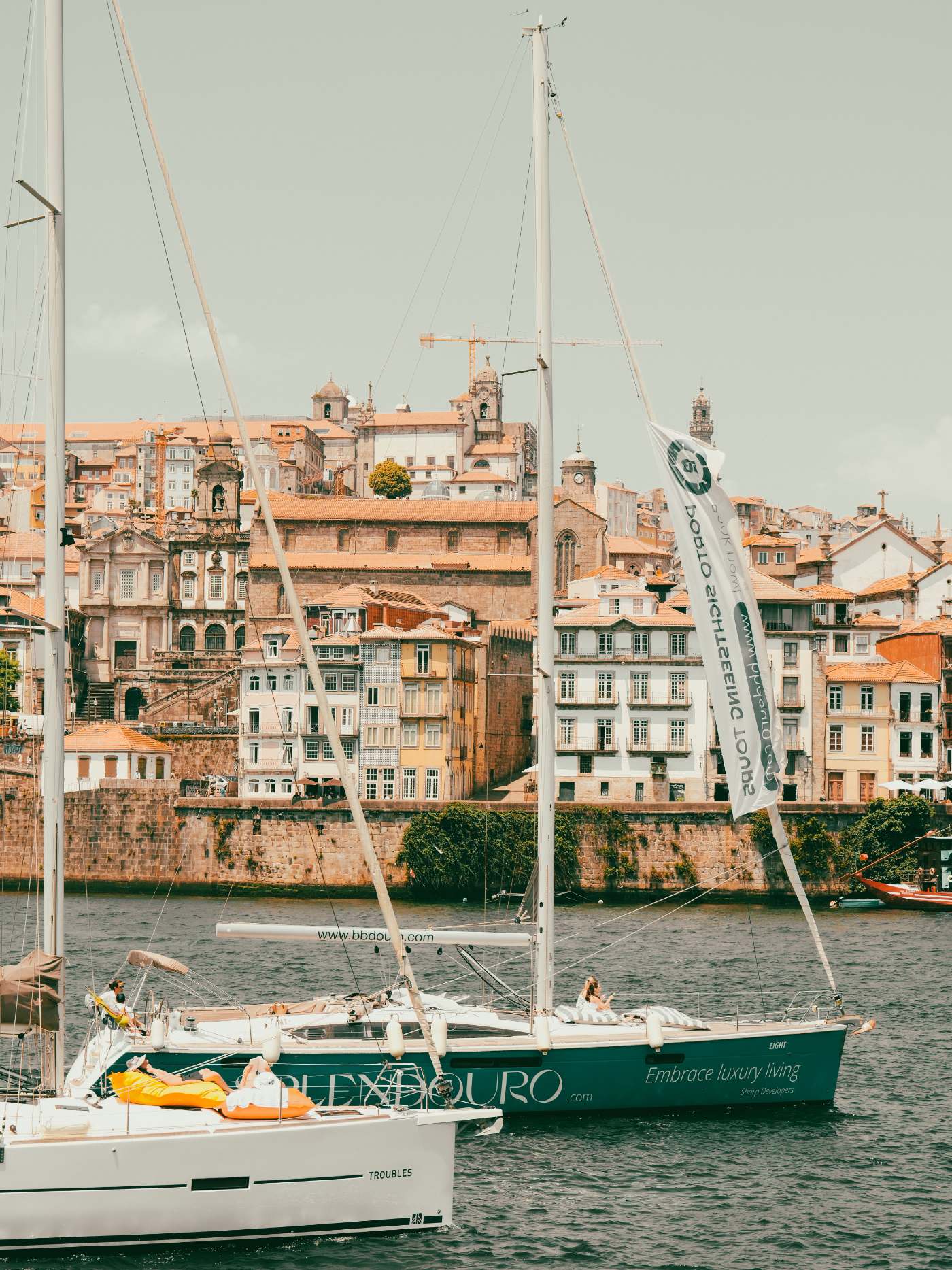 Waterfront view of Porto, Portugal